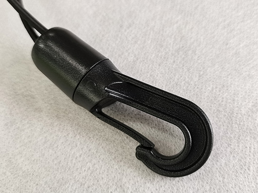 Easy to use clip for elastic rope connection rubber bungee cord hooks