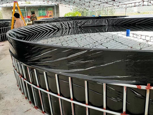 Aquaculture black uv waterproofing HDPE Liner fish ponds tank Plastic Liner for Shrimp Farm Project