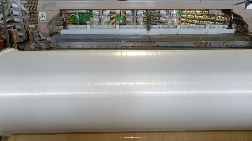 Pure white PE tarpaulins are in production!